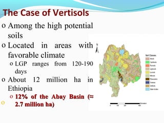 Land use and water management in rainfed agriculture for enhanced systems productivity: The case of Vertisol areas in the Blue Nile Basin
