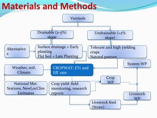 Land use and water management in rainfed agriculture for enhanced systems productivity: The case of Vertisol areas in the Blue Nile Basin