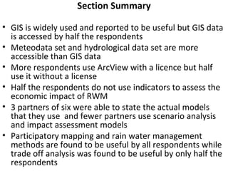 Nile BDC Knowledge Attitudes and Practices (KAP): Baseline 2011