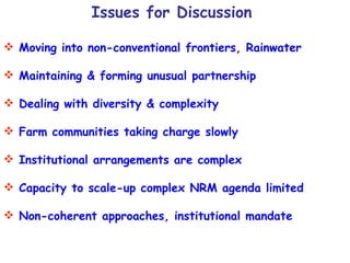 Nile Basin Development Challenge: Rainwater Management Systems