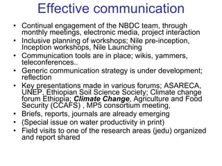 Nile Basin Development Challenge:  Brief overview 