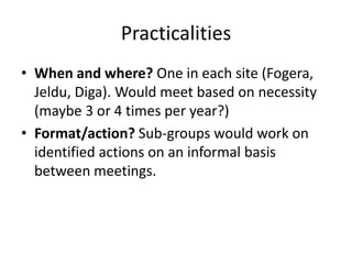 Action-oriented innovation platforms to improve rainwater management: what mechanisms do we foresee?