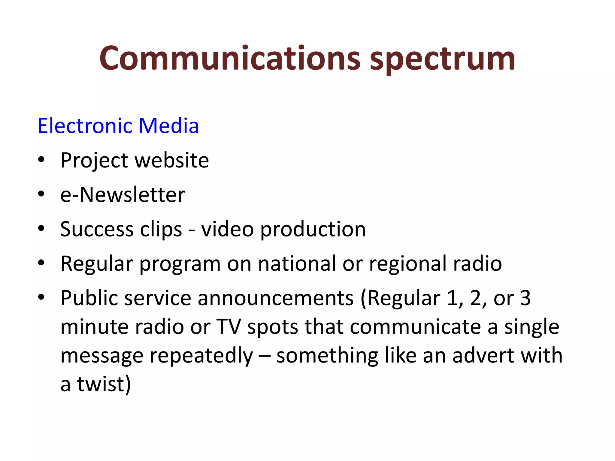 Is there demand for ideas?