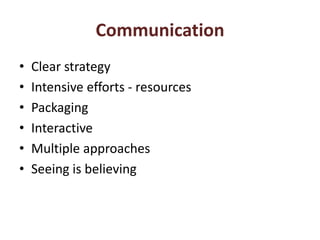 Contributing to evidence-based policy making  