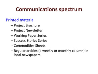 Contributing to evidence-based policy making  