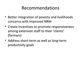 Review of policy and institutional issues related to agricultural water management