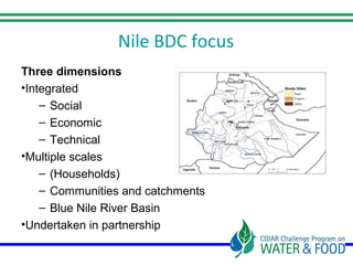 The Nile Basin Development Challenge: Part of the CGIAR Challenge Program on Water and Food