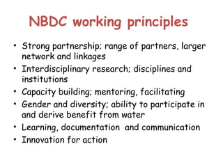 Nile Basin Development Challenge: Rainwater management systems