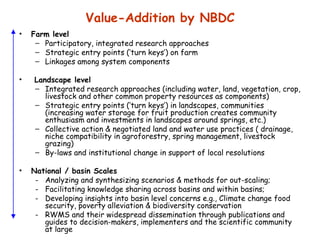 Nile Basin Development Challenge: Rainwater management systems