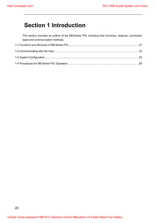 NB Designer Manual Operation [unlockplc.com] | PDF