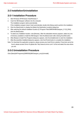 NB Designer Manual Operation [unlockplc.com] | PDF