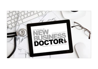 10 SCHLIMME SYMPTOME
DER PITCH-VERLIERER-KRANKHEIT.
04. DAS AUTISMUS-SYMPTOM
"Chemie" ist eines der wichtigsten
Entscheidungskriterien Agentursuchender
Werbetreibenden. Der Zeitraum zwischen
Kundenbriefing und Pitch-Präsentation bietet
vielfältige Chancen, sich näher kennen- und
schätzen zu lernen, sich den potenziellen
Kunden zum Freund zu machen, zu lernen, wie
er tickt, worauf er Wert legt und wo ihn wirklich
der Schuh drückt, um diese Trumpfkarten dann
im Pitch clever auszuspielen.

+
© 2013 | Andreas Wiehrdt | www.nb-doc.de | !6

 