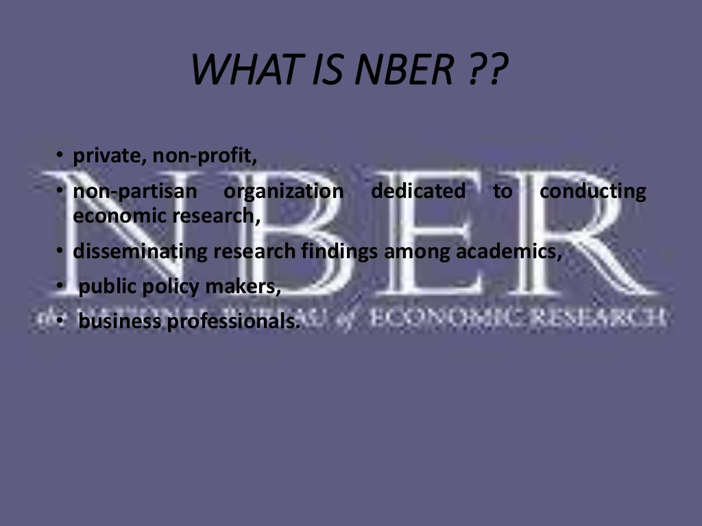 is the national bureau of economic research peer reviewed