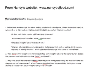 From Nancy’s website:  www.nancyboflood.com/ 