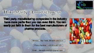 Website - http://www.nbhealthcare.co.in/
Phone Number - +91-9216907372
Email - nbhealthcare2005@gmail.com
 