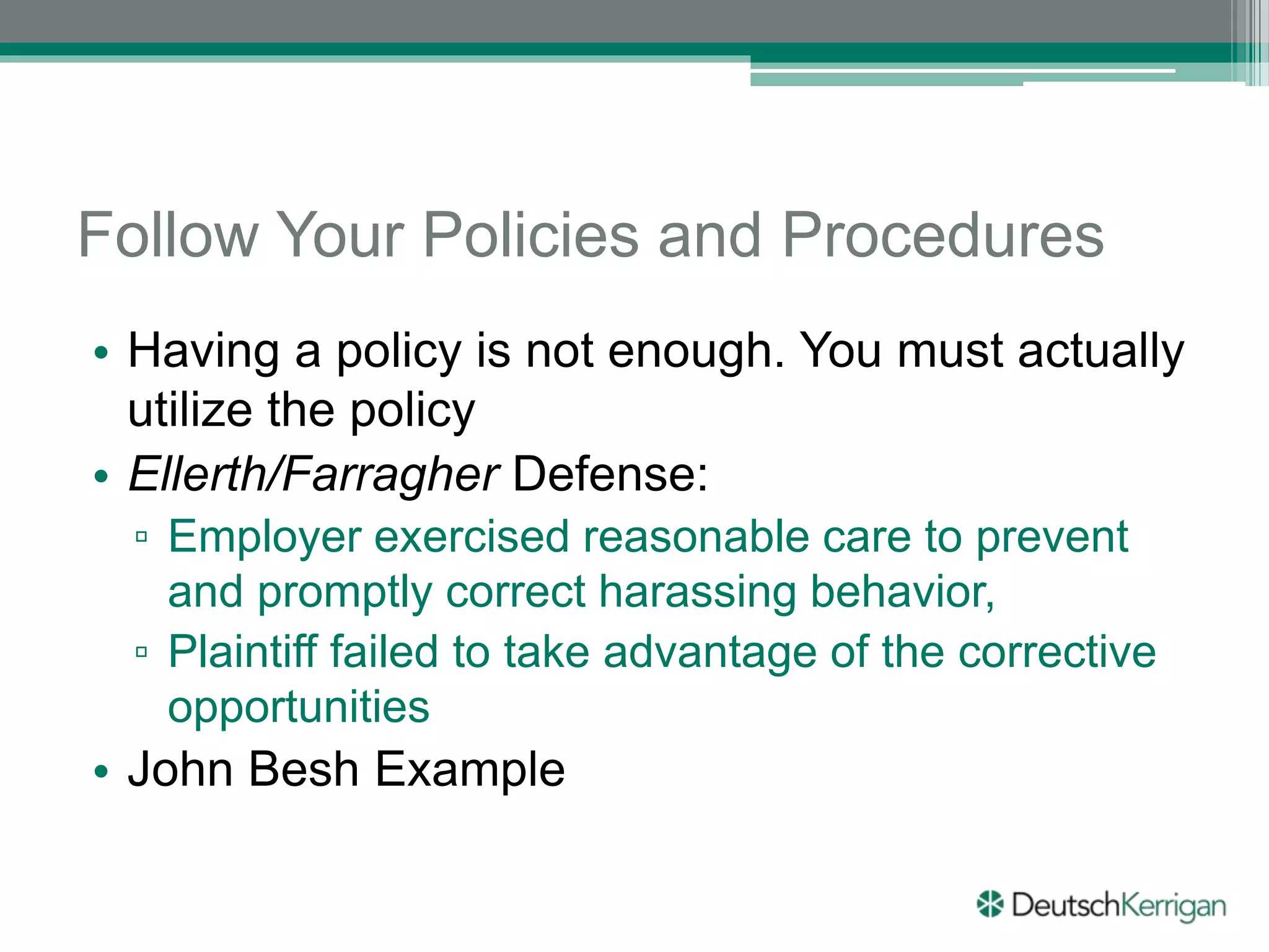 DISCRIMINATION HARASSMENT AND RETALIATION visual data 8