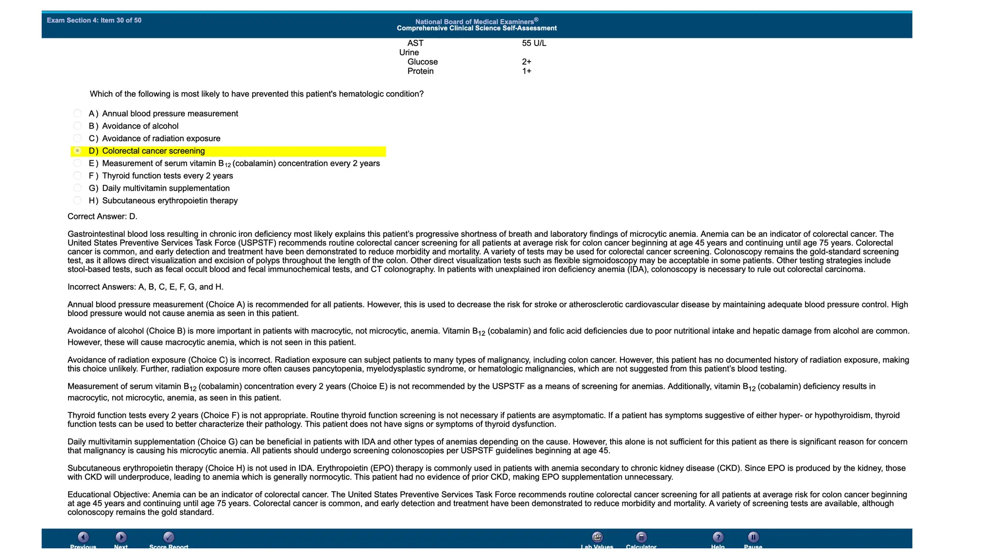 NBME 14 - ANSWERS.pdf for usmle step 2 CK