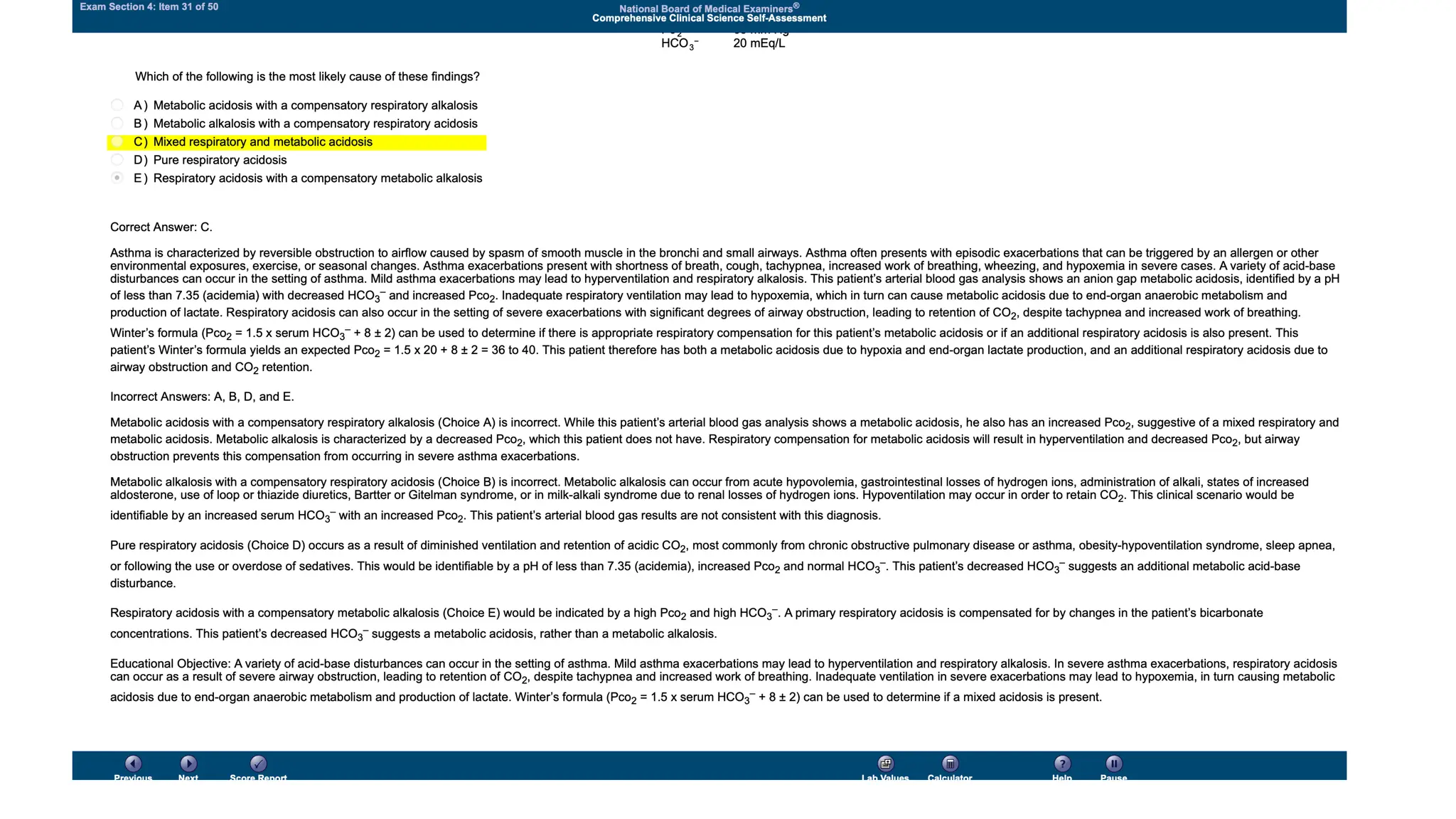 NBME 14 - ANSWERS.pdf for usmle step 2 CK
