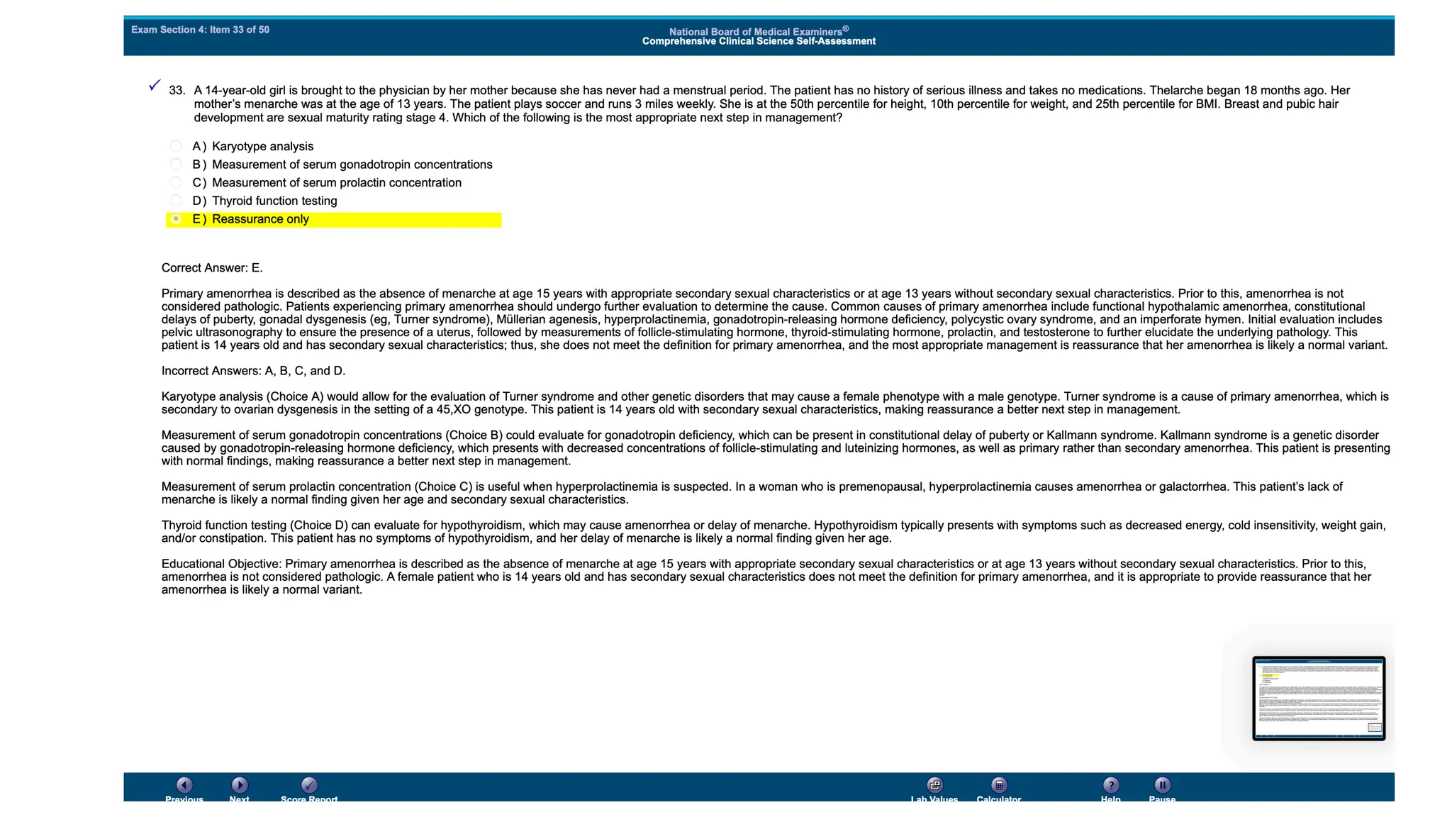 NBME 14 - ANSWERS.pdf for usmle step 2 CK