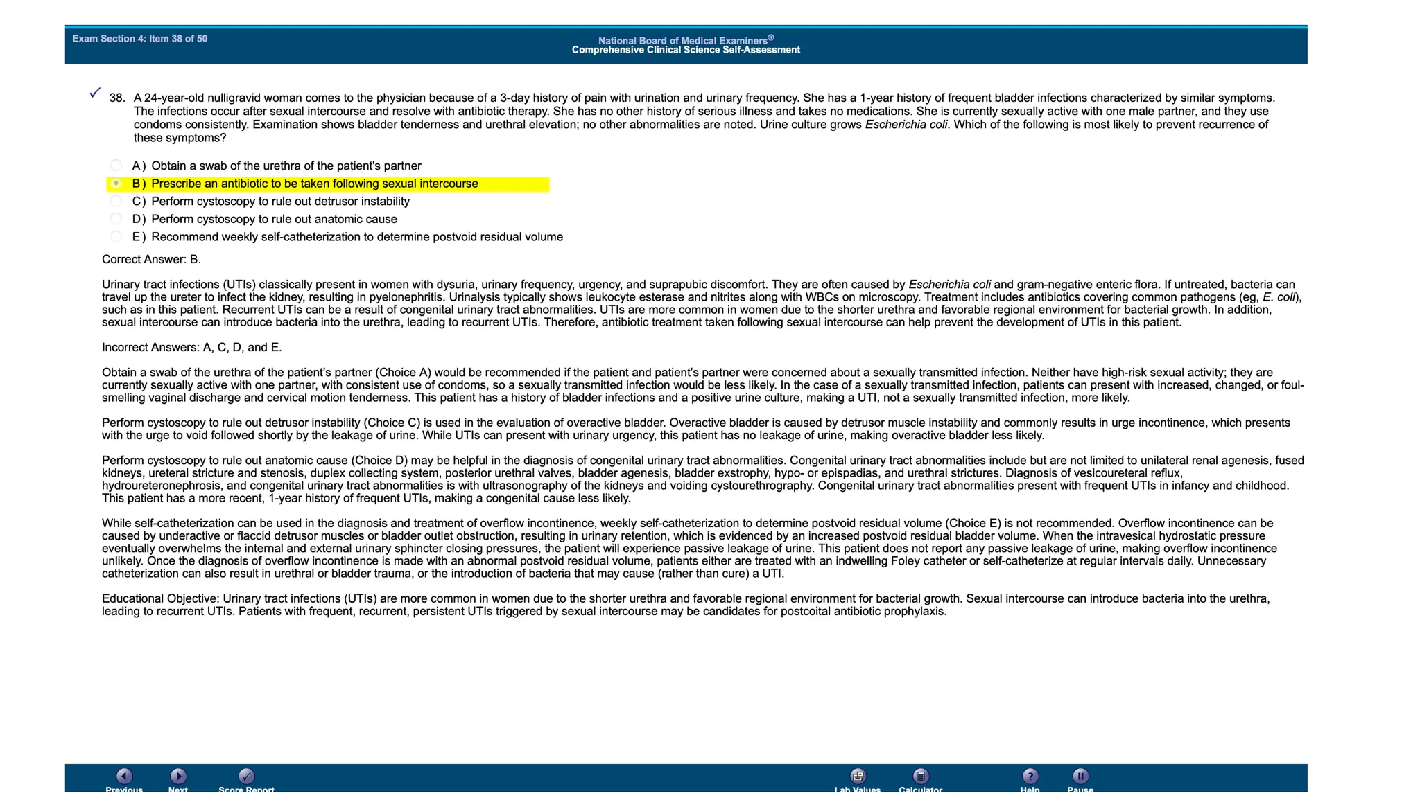 NBME 14 - ANSWERS.pdf for usmle step 2 CK