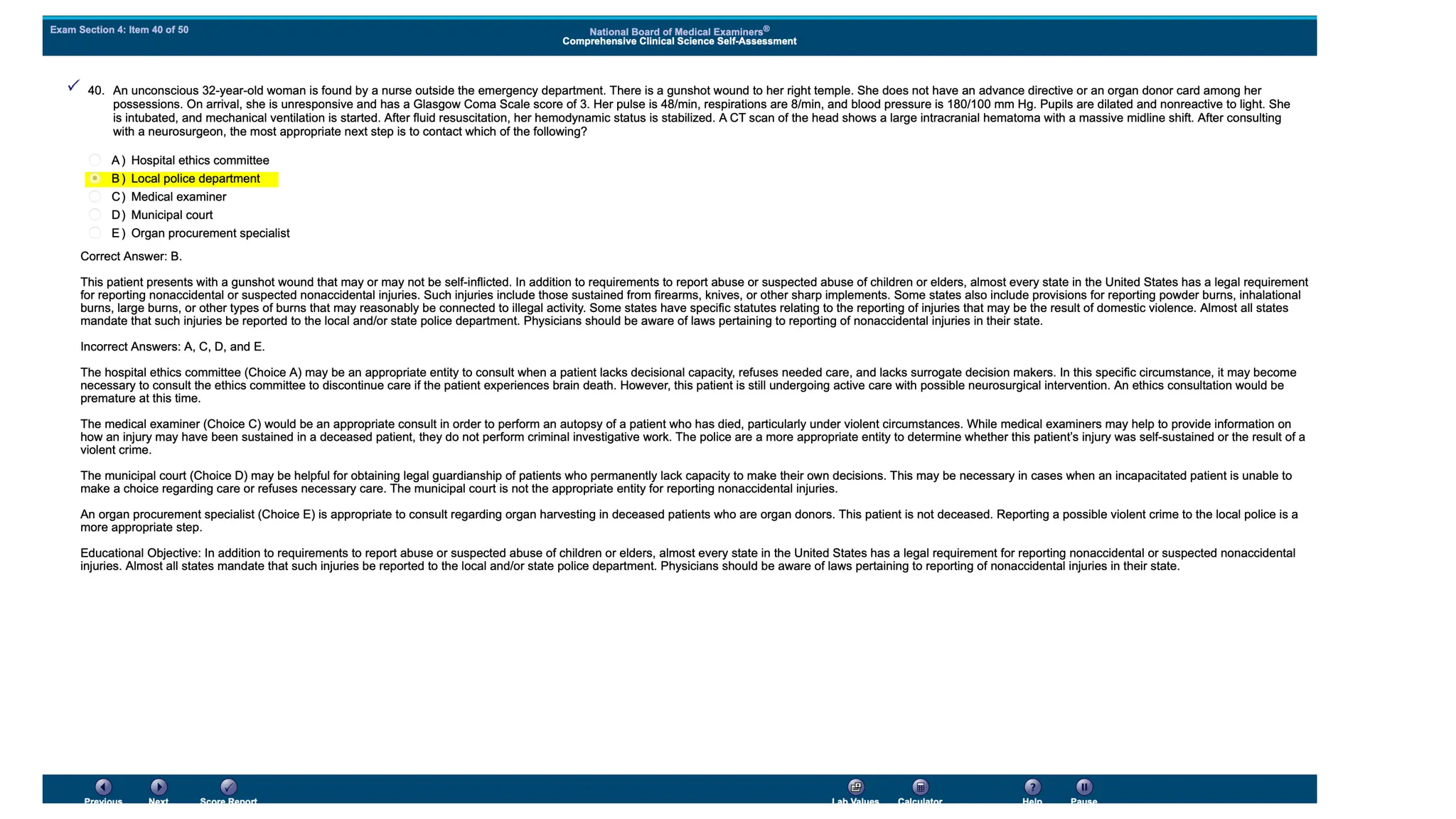 NBME 14 - ANSWERS.pdf for usmle step 2 CK