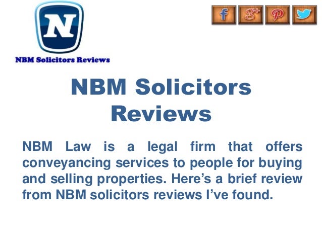 nbm solicitors login