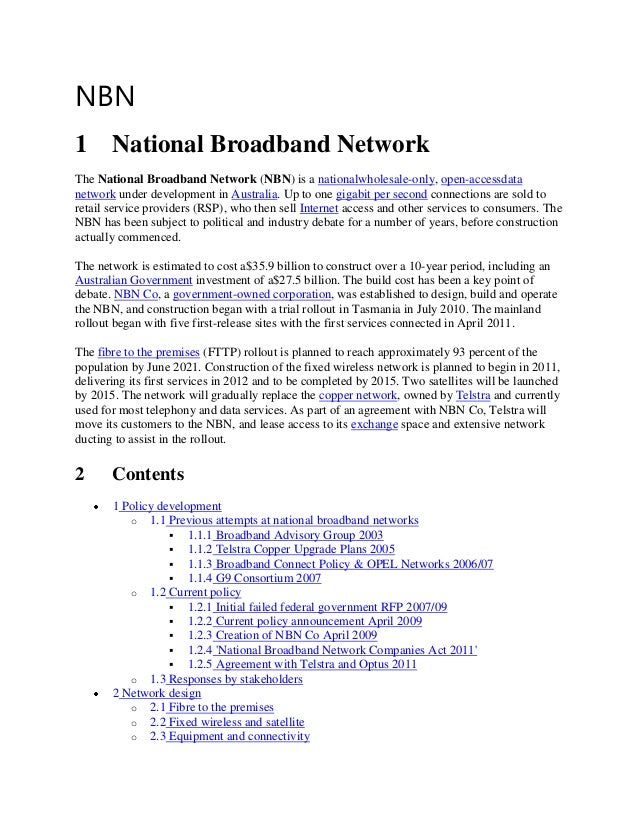 impact of national broadband network on Executive summary broadband is the great infrastructure challenge of the early band communications network the congressional mandate in early 2009, congress directed the federal communications commission (fcc) to develop a national broadband plan to. impact of national broadband network on Executive summary broadband is the great infrastructure challenge of the early band communications network the congressional mandate in early 2009, congress directed the federal communications commission (fcc) to develop a national broadband plan to.