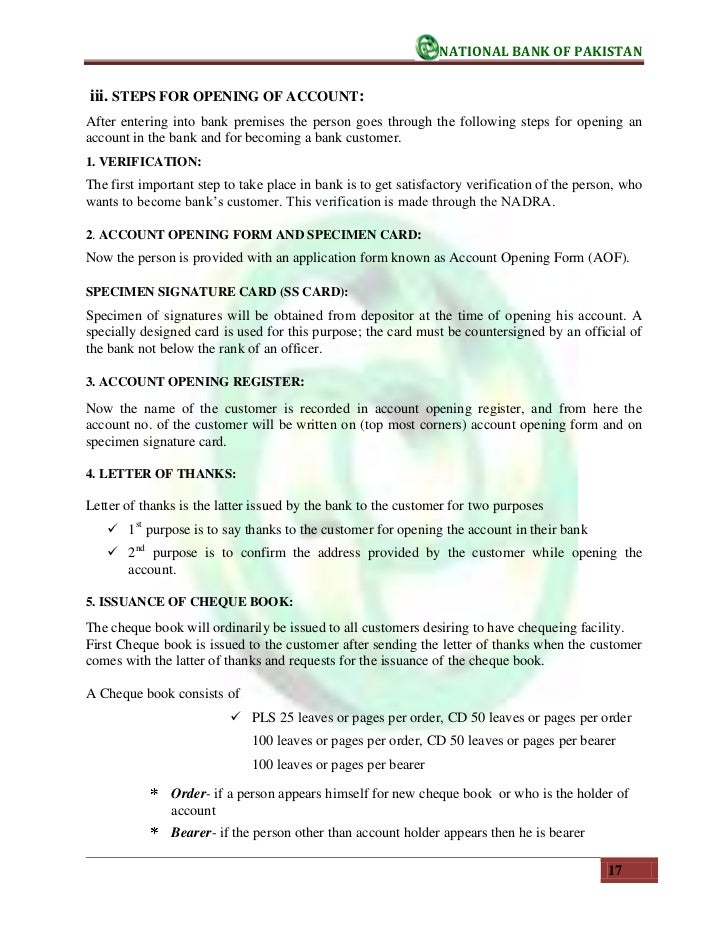 National Bank Of Pakistan Analysis Report