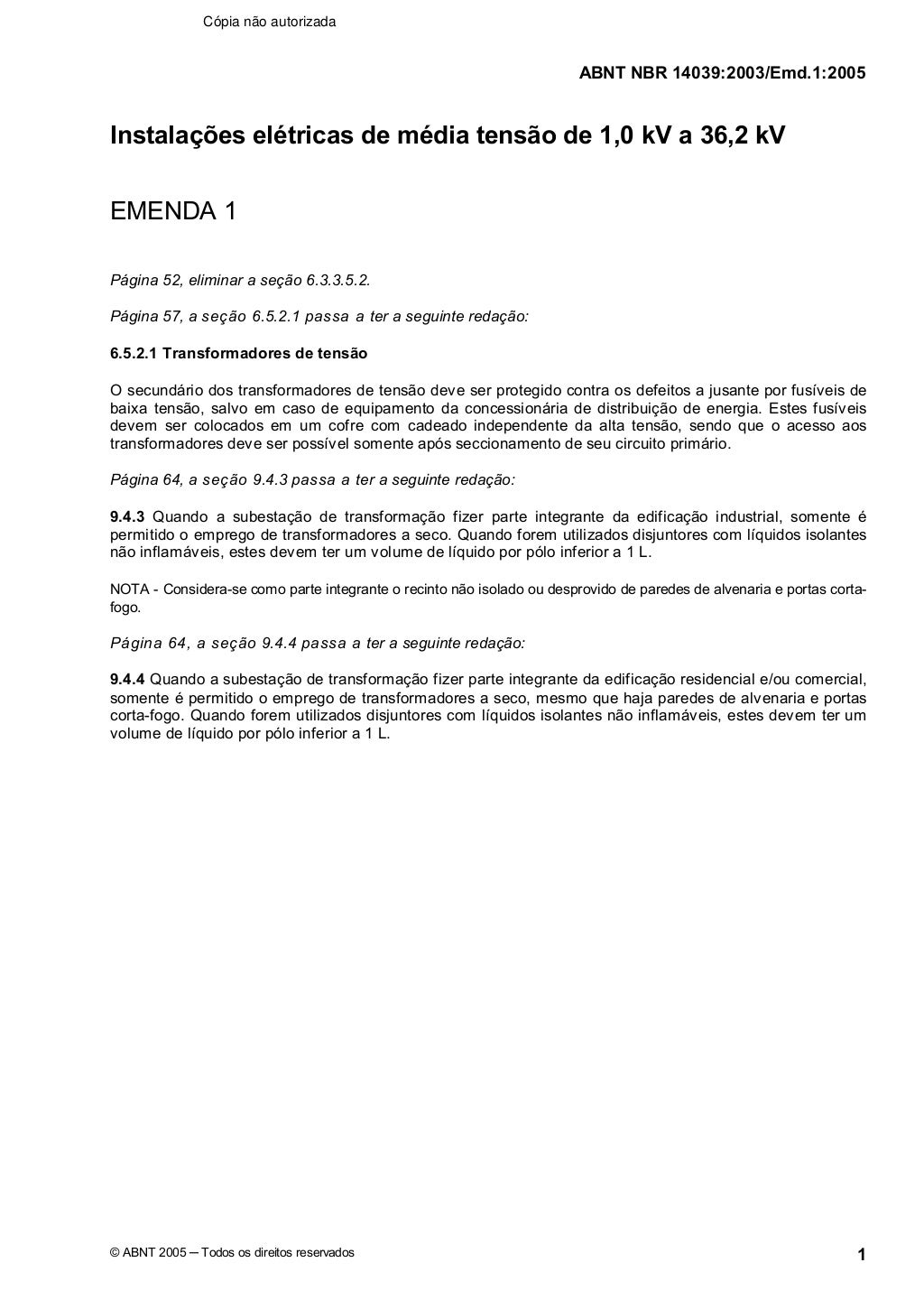 Nbr 14039 Trata-se De - RETOEDU