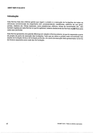 Nbr 6122 projeto e execução de fundações