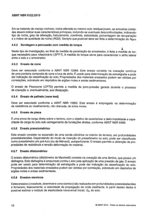 Nbr 6122 projeto e execução de fundações