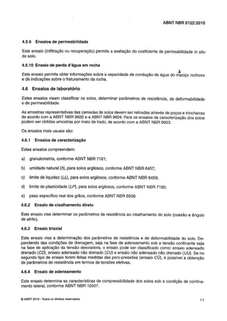 Nbr 6122 projeto e execução de fundações