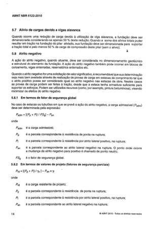 Nbr 6122 projeto e execução de fundações