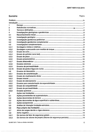 Nbr 6122 projeto e execução de fundações