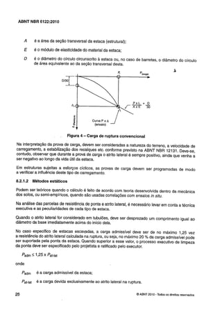 Nbr 6122 projeto e execução de fundações