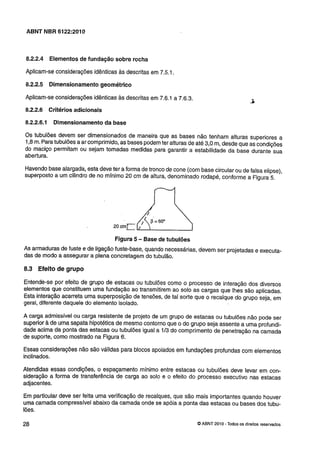 Nbr 6122 projeto e execução de fundações
