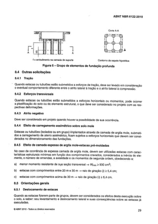 Nbr 6122 projeto e execução de fundações
