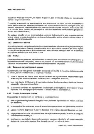 Nbr 6122 projeto e execução de fundações