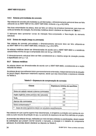 Nbr 6122 projeto e execução de fundações