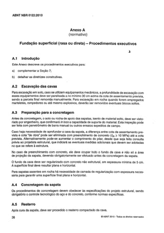 Nbr 6122 projeto e execução de fundações
