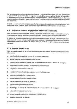 Nbr 6122 projeto e execução de fundações