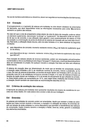 Nbr 6122 projeto e execução de fundações