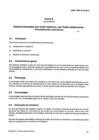 Nbr 6122 projeto e execução de fundações