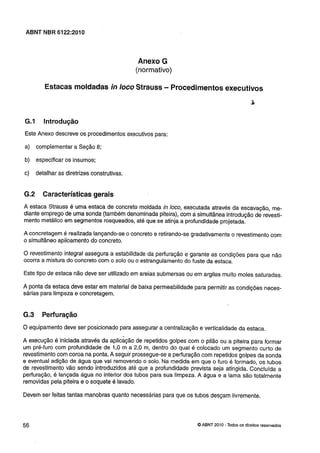Nbr 6122 projeto e execução de fundações