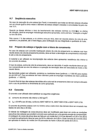 Nbr 6122 projeto e execução de fundações