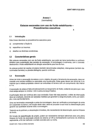 Nbr 6122 projeto e execução de fundações