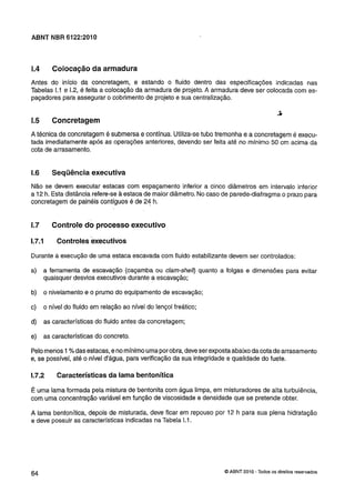 Nbr 6122 projeto e execução de fundações