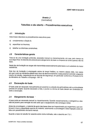 Nbr 6122 projeto e execução de fundações