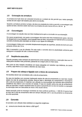 Nbr 6122 projeto e execução de fundações