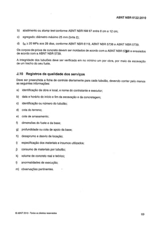 Nbr 6122 projeto e execução de fundações